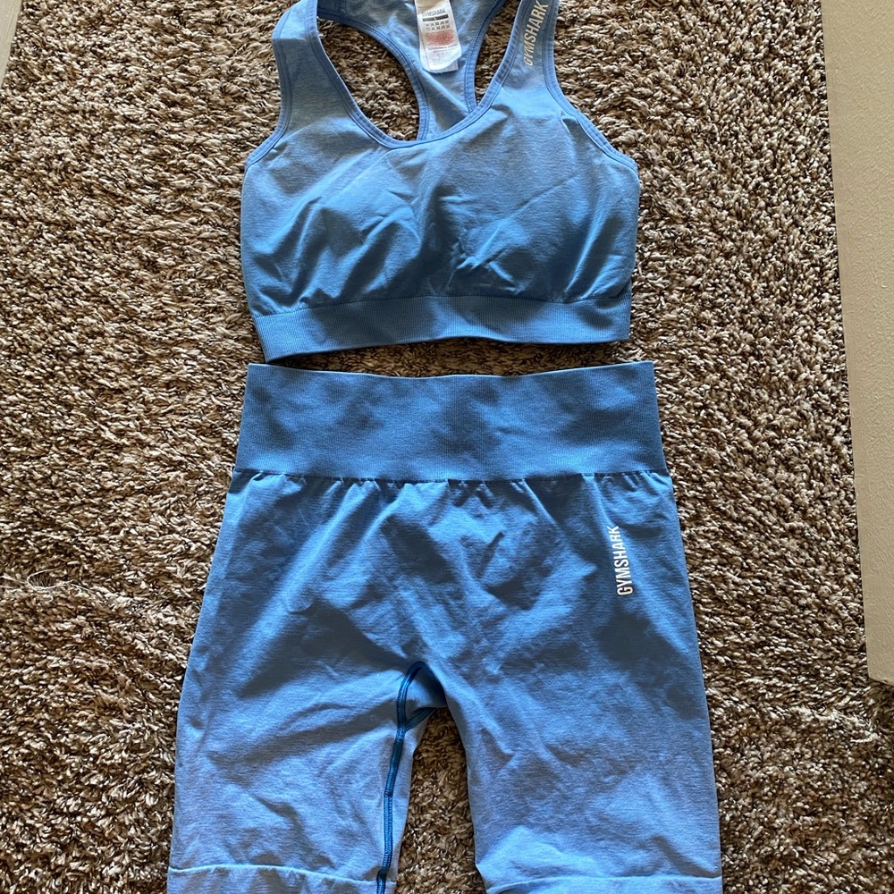 Gymshark ombré blue outfit